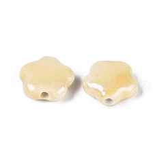 Perles en porcelaine manuelles&nbsp;PORC-N007-20-B01-A02