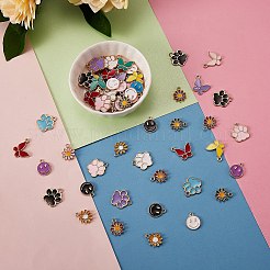 Подвески из сплава эмали 80шт 20 стиля&nbsp;FIND-SZ0002-31