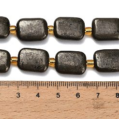 Stränge aus natürlichen Goldpyritperlen&nbsp;G-F833-L01-01