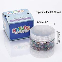 Гальванические бусины из натуральной лавы G-NB0001-92MC