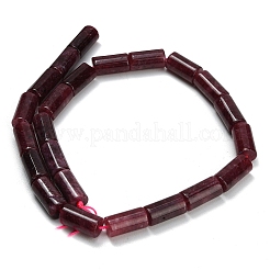 Billes de jade naturelles de teint en malaisades teintes&nbsp;G-C285-B01-01D