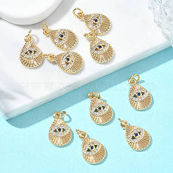 Pendentifs en laiton et zircon cubique Shegrace&nbsp;XGRQ3K169-533G