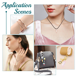 40 шт. подвески из натурального кварца с гальваническим покрытием FIND-DC0001-71