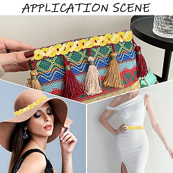 Бусины-пайетки из полиэстера&nbsp;OCOR-WH20004-06F