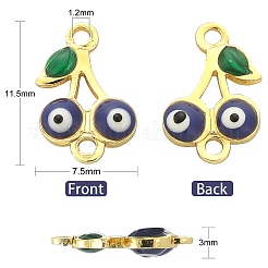 50 шт. латунные эмалированные подвески KK-CJ0001-83