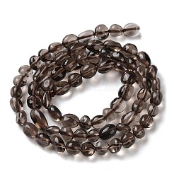 Натуральные ледяные обсидиановые бусинки&nbsp;G-C268-A07-6x8mm