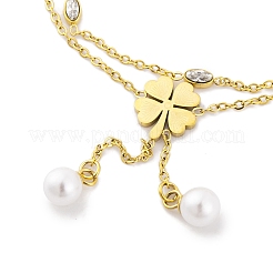 Браслеты из нержавеющей стали 304 с ионным покрытием (IP) AJEW-H148-05G