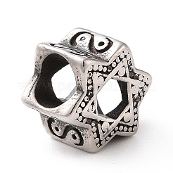 Европейские бусины из нержавеющей стали 304 STAS-M301-41AS