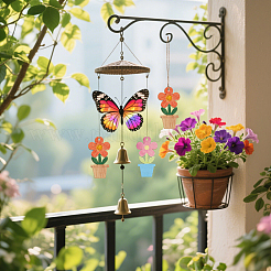 40 Stück Blumen-DIY-Malmaterialien Holzanhänger&nbsp;DIY-FH0010-96