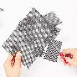 Пластиковые сетчатые подушечки с отверстиями для цветочного горшка AJEW-GA0001-20