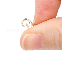 亜鉛合金カニカン  オウムトリガークラスプ  カドミウムフリー＆鉛フリー  ローズゴールド  12x6mm  穴：1.2mm&nbsp;E102-RG