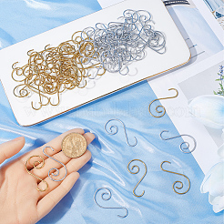 200 шт. 2-х цветные железные застежки-крючки&nbsp;FIND-SP0002-32