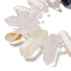 Натуральный розовый кварц и кристаллы кварца G-H247-06B