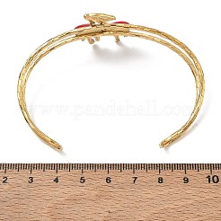Offene Armreifen aus emailliertem&nbsp;SA-CBA0444-02G