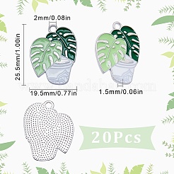 20 шт. Подвески из сплава с эмалью&nbsp;FIND-SC0005-98