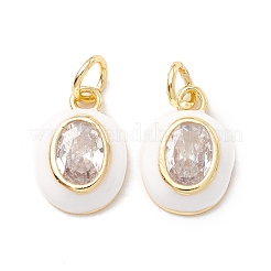 Брелоки из латуни ZIRC-C034-01G