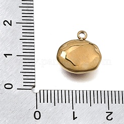 Anhänger aus 304 Edelstahl mit Pavé-Fassung und Zirkonia&nbsp;CU-CBADCF0-05G-01