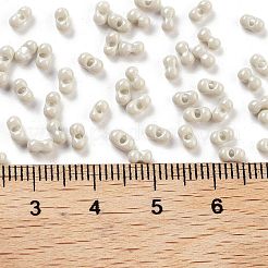 Выпечка краска стеклянные бусины SEED-A033-04R