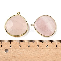 Природного розового кварца подвески&nbsp;G-B009-07G-B