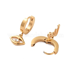 Серьги-кольца из нержавеющей стали 304 с ионным покрытием (IP)&nbsp;EJEW-A114-01G