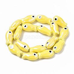 Бусины из фарфора и керамики ручной работы&nbsp;PORC-T006-03L