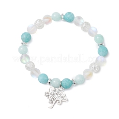 Браслеты с подвесками из нержавеющей стали 304&nbsp;BJEW-JB12878