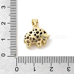 Латунные микро проложить кубического циркония подвески&nbsp;KK-H529-46G