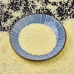 MIYUKIデリカビーズ  シリンダー  日本製シードビーズ  11/0  （db1511)マット不透明な淡黄色  1.3x1.6mm  穴：0.8mm  約2000PCS /ボトル  10 G /ボトル&nbsp;SEED-JP0008-DB1511