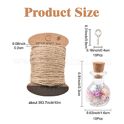 Наборы для изготовления подвесок из стеклянных бутылок своими руками&nbsp;DIY-YW0011-05