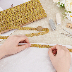 Волнистая кружевная лента из полиэстера длиной 11 м. OCOR-WH0088-26B