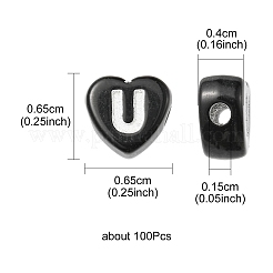 Ремесло стиль акриловые бусины MACR-YW0002-22B