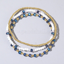 3шт. набор из стеклянных бусин для браслета&nbsp;GL8319-1