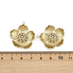 Подвески из нержавеющей стали 304 со стразами STAS-P415-22G