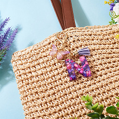 Брелки-подвески в виде бабочек из смолы&nbsp;KEYC-TAC0034-03N