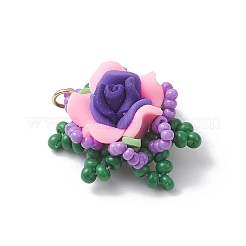 Подвески из стеклянных бусин&nbsp;PALLOY-MZ01012-02