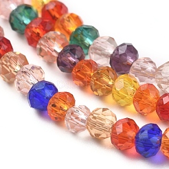 Прозрачные стеклянные бусины GLAA-E415-04