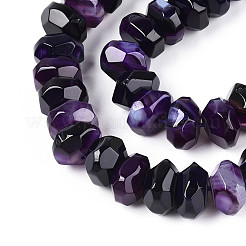 Природный агат бисер нитей G-N356-01A-13