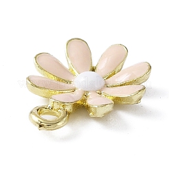 Подвески с эмалью из гальванического сплава&nbsp;ENAM-WH0056-03