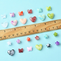 120шт 3 стиля наборы акриловых бусин с имитацией драгоценных камней OACR-FS0001-84