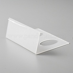 Акриловая подставка с 2 отверстием для мягких силиконовых ушных дисплеев FIND-WH0145-44