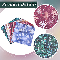 12 шт. бумажный блокнот для скрапбукинга&nbsp;AJEW-WH20020-299C