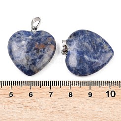 Природные подвески содалитом&nbsp;G-G956-B39-FF