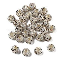 Сверкающие стеклянные стразы круглые бусины&nbsp;OACR-S048-01A