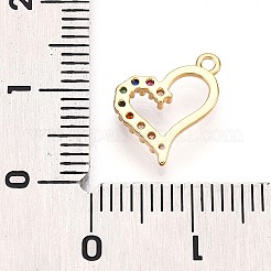 Латунные микро проложить кубического циркония подвески KK-N261-22B-G