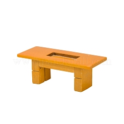 ドールハウス ミニチュア家具 テーブルアクセサリー  小道具の装飾のふりをする  ゴールド  77x25x33mm&nbsp;PW-WG61D33-01
