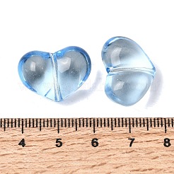 Perles en verre transparentes&nbsp;GLAA-F132-02I