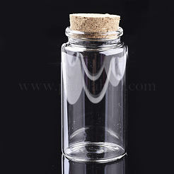 Glas Glasflaschen Wulst Behälter&nbsp;AJEW-S074-03C