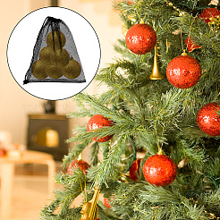 Сумки для хранения на шнурке из полиэфирной сетки&nbsp;ABAG-WH0044-49C