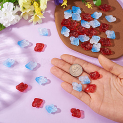 72шт 2 цвета подвески ручной работы лэмпворк&nbsp;LAMP-TA0001-79