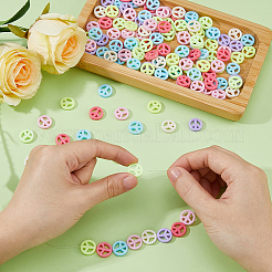 Непрозрачные акриловые бусины&nbsp;SACR-FH0001-14A